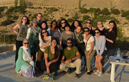 Michael Peréz and students, Anthropology of the Middle East Field School in Amman, Jordan
