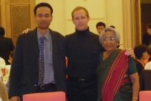 Tony with Indian colleagues at the 24th International Papillomavirus Conference, Beijing, 2007