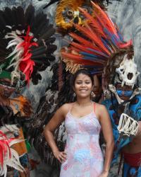 A colorful welcome at the port of Costa Maya, Mexico Baishakhi Basu