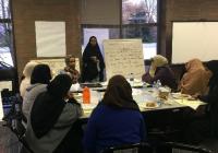 Focus group with Somali doulas and birth educators around a table