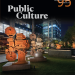 color photograph of outdoor sculpture, cover image for journal